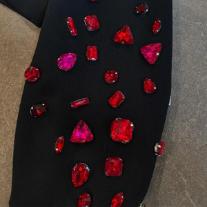 Sweat à capuche zippé vintage pour hommes 420gsm sweats à capuche en coton épais avec manches personnalisées strass gemme sweat à capuche avec fermeture éclair - Product Image 2