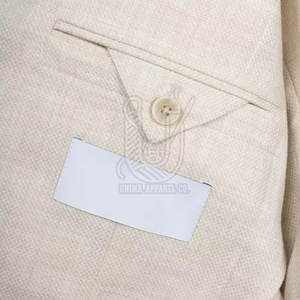 Blazer de Negocios Personalizable de Alta Calidad para Hombre, Corte Entallado, Cuello en V, Algodón, Talla Personalizada, Ropa Formal Transpirable, OEM - Product Image 5