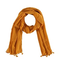 Grande écharpe d'été en soie douce multicolores 180 x 70 cm pour femme, foulard, hijab, châle