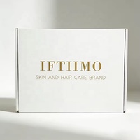 Boîte d'expédition en carton ondulé beige mat de luxe avec logo en feuille d'or pour l'emballage d'expédition de produits de soin de la peau, des soins capillaires, des vêtements et des chaussures