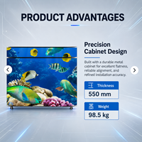Pantalla LED para Cabina de DJ P1.86-P2.5 con Nuevo Diseño Modular de Alta Definición, Publicidad Interior/Exterior para Hoteles