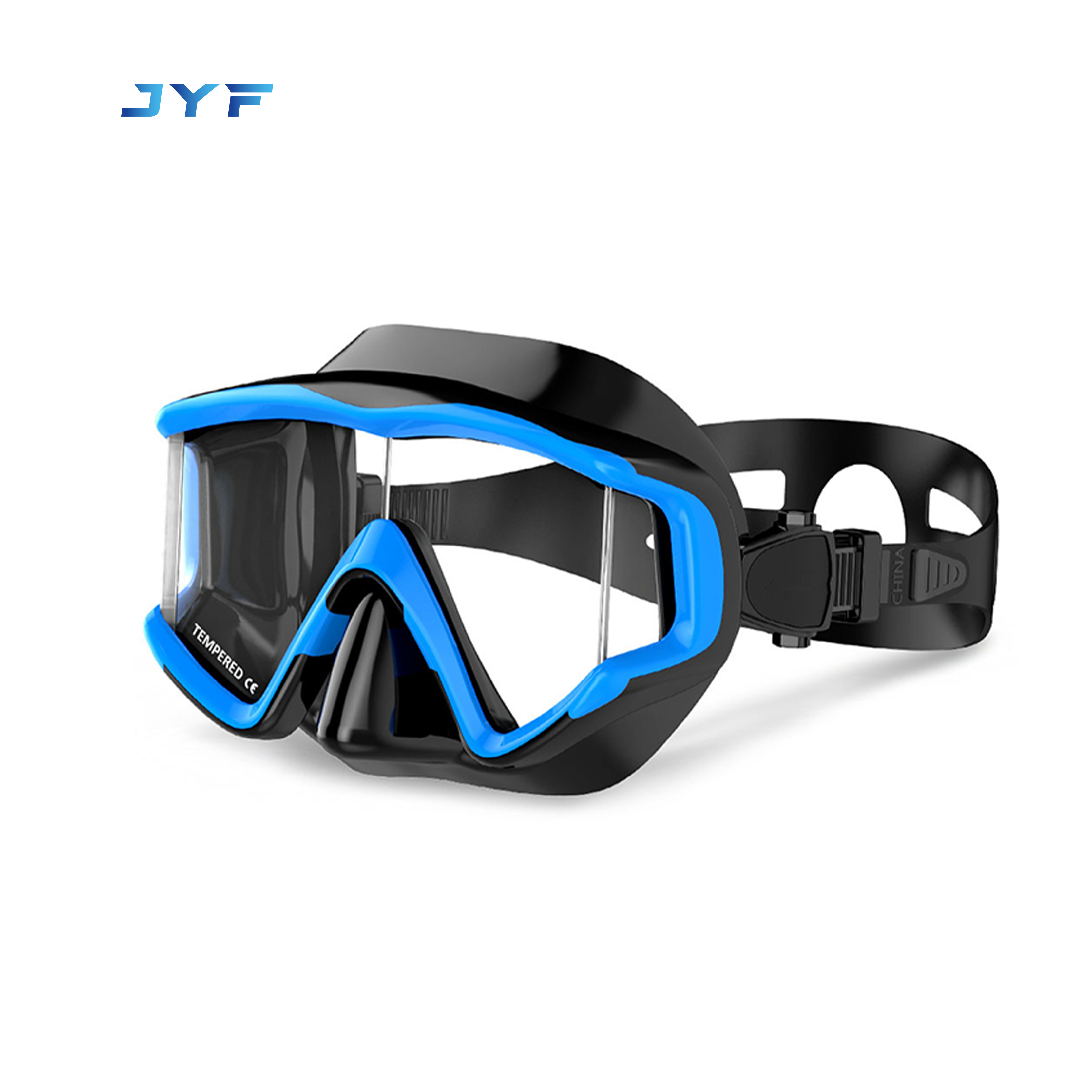 JYF Brand Hot Style More Comfortable to Wear Diving and Fishing Equipment Mask Frameless Dive Diving Mask High Quality