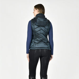 Gilet bouffant fabricant de vêtements personnalisés décontracté hiver matelassé gilet dernière conception gilets de marque femmes gilets bouffants - Product Image 3