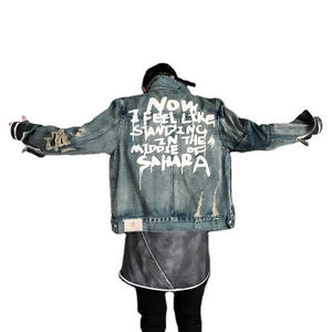 High Street Denim Veste Pour Hommes Vintage Casual Wear En Plein Air Sergé Coton Sur Mesure Classique À Vendre Veste Pour Hommes - Product Image 6