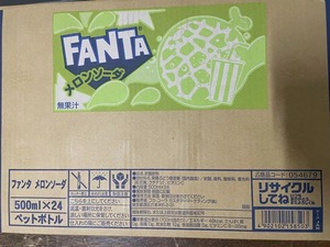 Fanta Melon Soda 500ml 24 Botellas Coca-Cola Japón Sabor Limitado NUEVA Bebida - Product Image 2