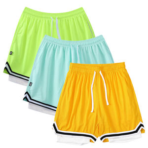 NOUVEAU short de sport fitness pour hommes impression bouffante personnalisée Logo Gym basket-ball vêtements de sport filets décontractés short jogger short en maille - Product Image 2