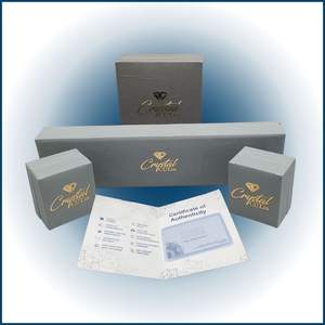 ชุดเครื่องประดับสวยงามสง่างามนิรันดร์จี้ที่จัดแสดง - Product Image 3