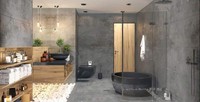 Baignoire autoportante en pierre de surface solide de luxe | Baignoire ovale moderne pour les projets de spa et d'hôtel de salle de bain