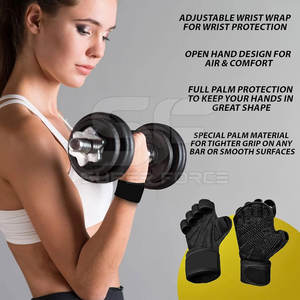 ถุงมือยกน้ำหนักทำจากนีโอพรีนสำหรับมืออาชีพถุงมือยกน้ำหนักออกแบบให้ดูดซับแรงกระแทกสำหรับฟิตเนส - Product Image 6