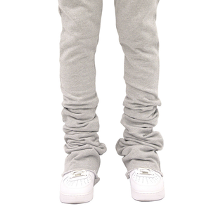 Haute qualité mâle pile pantalon Flare pantalons de survêtement haute qualité personnalisé garçons survêtement hommes pantalons lavés - Product Image 2