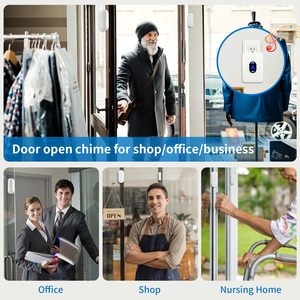 Alarme <span class=keywords><strong>de</strong></span> porte <span class=keywords><strong>portable</strong></span> Daytech avec capteur, volume réglable sur 5 niveaux, voyant LED d'alerte, couverture du signal <span class=keywords><strong>de</strong></span> 800 pieds - Product Image 3