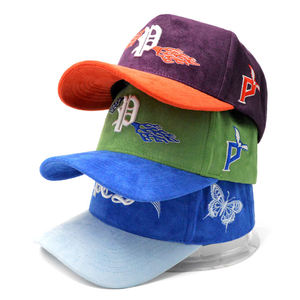 Spring Summer <b>Women</b> Outdoor Sports <b>Caps</b> Custom Embroidered 5 Panel Curved Brim Suede <b>Baseball</b> <b>Cap</b> Hat 2026 Premium <b>Baseball</b> <b>caps</b> - Product Image 1