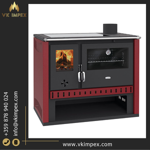 Estufa de cocina de leña independiente moderna más vendida de 2024, hierro fundido de excelente calidad, hoteles de hierro fundido, uso en interiores, Bulgaria - Product Image 3
