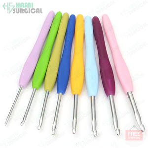 Hasni Surgical High Quality Class I <b>Crochet</b> <b>Hook</b> Set Stainless Steel Soft Handle Manual Handmade Custom Logo Custom Packing CE - Product Image 6