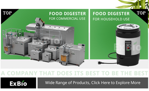 Fabricante de máquina de reciclaje de alimentos Exbio 1000kg/día Máquina de eliminación de residuos de alimentos respetuosa con el medio ambiente Máquina de compostaje de residuos de alimentos - Product Image 4