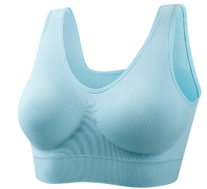 Hot Selling Xing an <b>Women</b> Casual Soft Breathable <b>Seamless</b> Nylon Bordered <b>Underwear</b> Bra Comfortable Sport Bra - Product Image 4