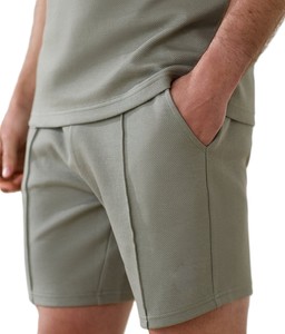 Pantalones cortos informales de verano para hombre, ropa de calle de malla de secado rápido con patrón sólido, venta al por mayor al mejor precio - Product Image 1