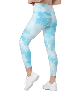Vente en gros de pantalons de yoga d'entraînement personnalisés à la cheville, extensibles dans les quatre sens, solides, à taille haute, leggings pour femmes en polyester doux - Product Image 2