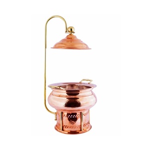 ชุดจานชาฟิดบุฟเฟ่ต์ทรงสี่เหลี่ยมสแตนเลสทนทานพร้อมฝาและขาตั้งกรอบสำหรับใช้ในบ้านและงานกิจกรรม - Product Image 5