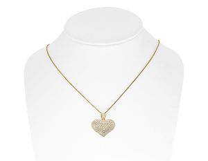 Argent 925 avec pendentif coeur en diamant Moissanite coupe ronde pour anniversaire cadeaux de fête de fiançailles pour les femmes - Product Image 3