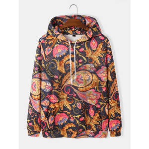 Sudadera con capucha de gran tamaño para hombre de alta calidad, diseño personalizado, sublimación, estilo de invierno, patrón sólido - Product Image 1