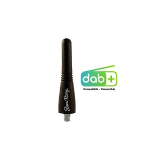 Antena de goma de 6 cm de caucho negro - Product Image 1