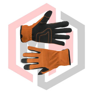 Guantes de Mecánico con Palma Reforzada, Protección de Seguridad para las Manos, Personalizados, de Cuero Dividido, Antivibración, Antideslizantes, Anticorte, para Bomberos - Product Image 6