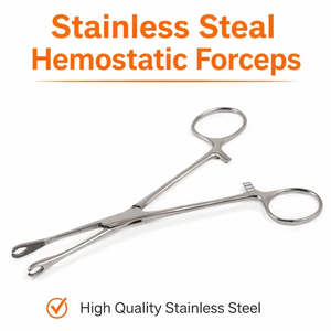 Pinces à éponges en acier inoxydable de qualité médicale, instrument de pince chirurgicale - Product Image 3