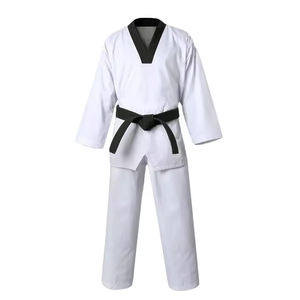 Meilleure vente en gros uniforme de karaté hommes femmes costumes d'arts martiaux professionnels unisexe combat uniforme en coton avec logo personnalisé - Product Image 1