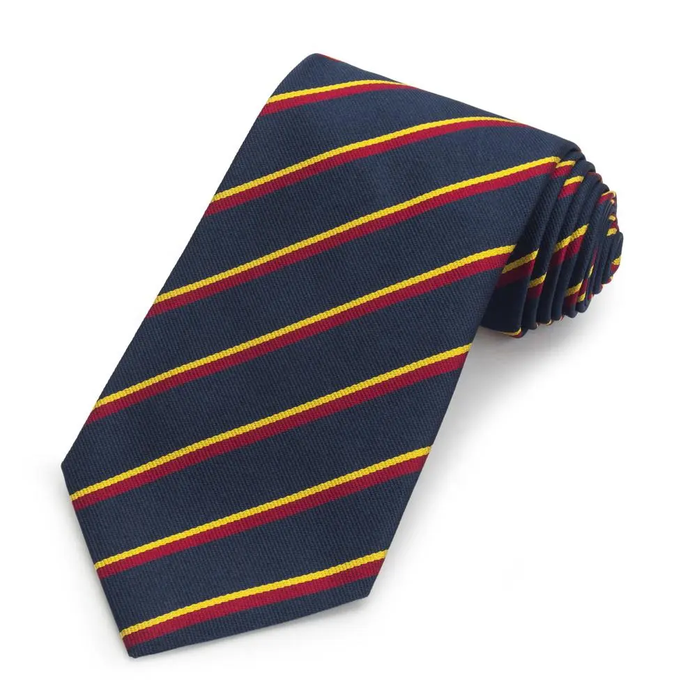 ROYAL ELECTRICAL & MECHANICAL ENGINEERS THREE-FOLD SILK REPPE TIE