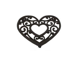 2025 Hot Selling Metallic Silver Plated Heart Shape Design Modern Size Metal <b>Trivet</b> for Hot Dishes Pot for Home and <b>Kitchen</b> Use - Product Image 3