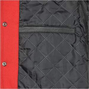 แจ็กเก็ตสไตล์มหาวิทยาลัยหนังวัวขนแกะสำหรับผู้ชายสไตล์วินเทจแจ็กเก็ตเลตเทอร์แมนสำหรับฤดูหนาว - Product Image 4