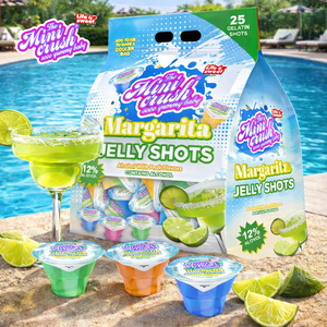 MINICRUSH Margarita Jelly Shots, coupes d'<span class=keywords><strong>alcool</strong></span> en gelée aux saveurs de fruits - Product Image 2