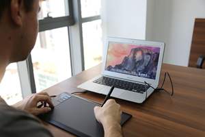 Tableta Gráfica Star 03 V2 con Resolución de Lápiz de 5080 LPI, 8192 Niveles de Presión, Velocidad de Informe de 220 RPS - Product Image 3