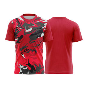 Camiseta de Fútbol para Entrenamiento y Partido, 100% Poliéster, Ligera, de Secado Rápido, Transpirable, Cuello Redondo, Manga Corta, Unisex, Adulto - Product Image 1