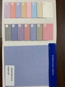 Fourniture directe d'usine 58 largeur poly coton tissus pour chemises tissés de style uni pour garçons et filles chemises et vêtements décontractés - Product Image 5