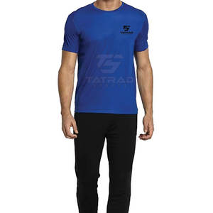 Ropa Deportiva de Entrenamiento, Camiseta Deportiva con Cuello Redondo, 100% Algodón, Transpirable, de Secado Rápido, Tejido Cómodo, Fabricada en Pakistán - Product Image 4