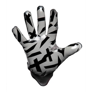 Los mejores guantes de receptor de fútbol americano para adultos para hombres, logotipo personalizado impreso, estilo moderno, empuñaduras de cuero transpirables razonables - Product Image 2