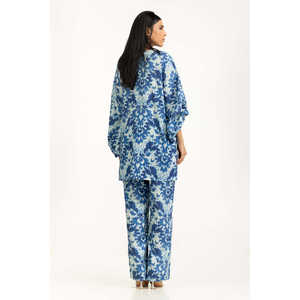 Conjunto Coordinado de Viscosa Estampada Tencil, Chifón Informal IPST-55059 para Primavera/Verano - Product Image 2