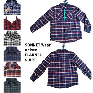 Unisex <b>Oversized</b> <b>Flannel</b> Casual <b>Shirt</b> Soft Warm Winter Fashion Black Accents Breathable Plaid Pattern for Autumn 200 to 300 GSM - Product Image 4