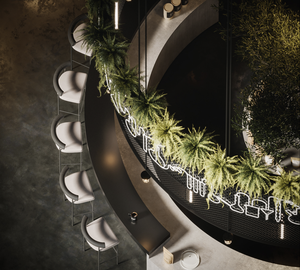 Hiện đại Mall rừng phong cách cà phê quầy bar truy cập cửa hàng đồ nội thất cà phê quầy bar truy cập bảng cà phê <span class=keywords><strong>kiosk</strong></span> đứng hình dạng tròn - Product Image 4