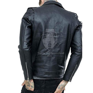 Chaqueta de Cuero para Hombre 2025, Color Sólido, Cuello Alto, Logotipo Frontal, Resistente al Viento, Duradera, Ligera, Transpirable, Estilo Urbano, Moda de Invierno - Product Image 2