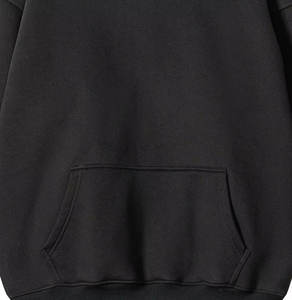 Sudaderas con capucha de gran tamaño de algodón bordado grueso sin cuerdas de fabricante de alta calidad con logotipo personalizado - Product Image 3