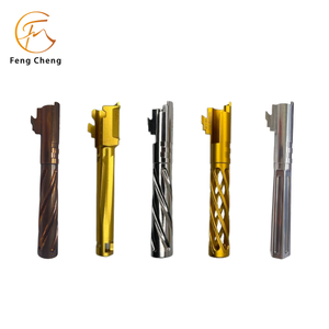 Taiwan Customized SQB CNC metal parts manufacturers Aluminum Barrel for Toy Anodized in <b>9</b>+ Colors with TM 5.1 - Product Image 1