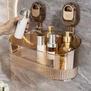 La Elección Funcional y Material: Organizador de Baño Impermeable |   Organizador de Almacenamiento para Montaje en Pared Sin Taladro - Product Image 2