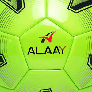 Balón de fútbol con logotipo personalizado de Alaay, fútbol de PU hecho en fábrica en diseño colorido para entrenamiento y uso de partidos deportivos, balón de fútbol - Product Image 5
