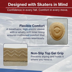 Rodilleras de Gel para Patinaje sobre Hielo, Rodillera de Gel con Acolchado Personalizado para Soporte y Protección de la Rótula - Product Image 4