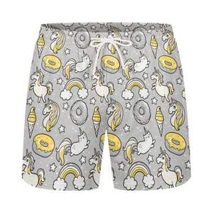 กางเกงว่ายน้ำขาสั้นแบบมีกระเป๋าผ้าแคนวาสสำหรับใส่ไปทะเลกางเกงขาสั้นเล่นกีฬาทำจากผ้าแคนวาสสำหรับสตรีทแห้งไวงานตามสั่ง100% - Product Image 3