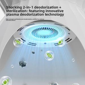 Bac à litière décoratif moderne pour chats Style <span class=keywords><strong>pot</strong></span> <span class=keywords><strong>de</strong></span> plantes avec désodorisant ionique et grand espace - Product Image 2