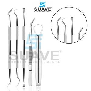 Gran oferta, Kits dentales de acero inoxidable, instrumentos, Herramientas de limpieza de dientes, Kit de higiene Dental de SUAVE SURGICAL INSTRUMENTS - Product Image 5